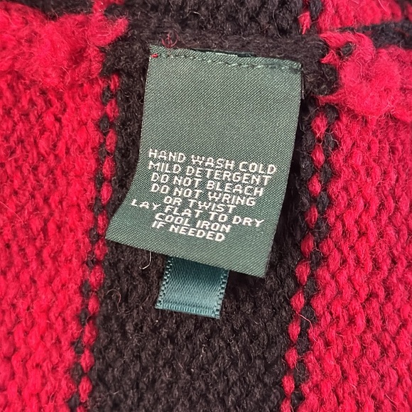 Ralph Lauren Jeans Co. Vintage Rare Southwestern Aztec Sweater Vest Cardigan - Picture 15 of 16